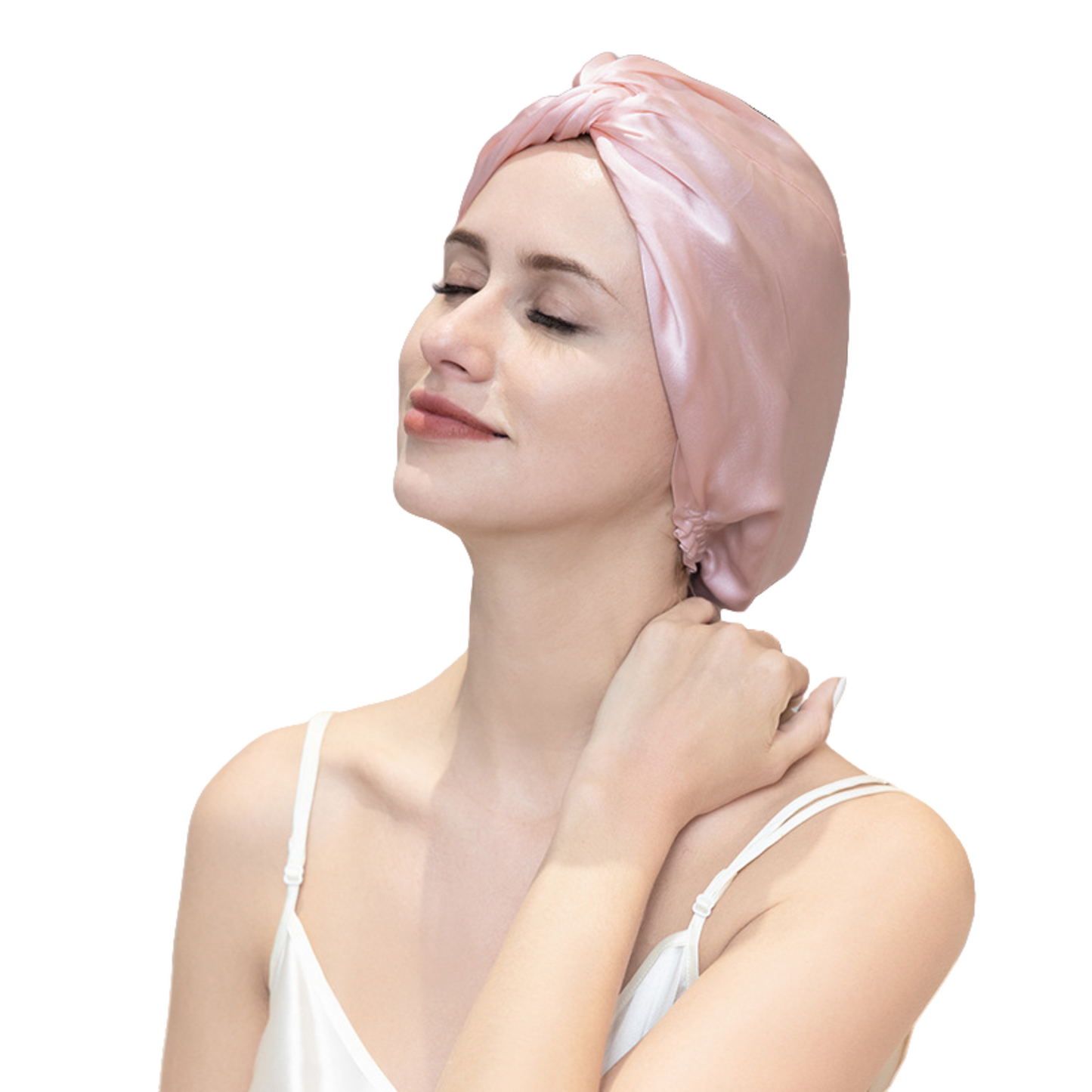 100% Mulberry Silk Reversible Sleep Bonnet – 22 Momme, Double-Sided Silk Hair Wrap & Night Cap for Women