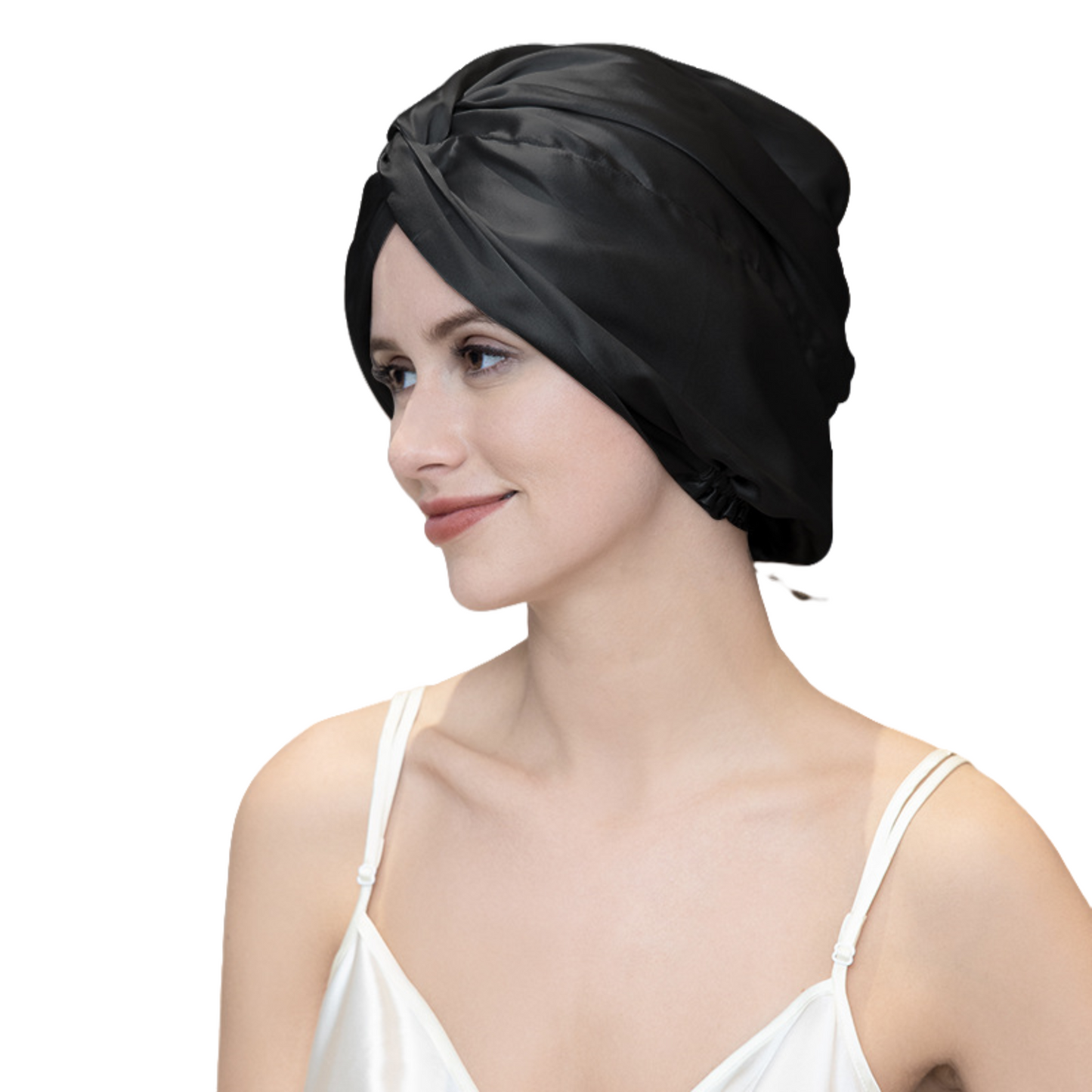 100% Mulberry Silk Reversible Sleep Bonnet – 22 Momme, Double-Sided Silk Hair Wrap & Night Cap for Women