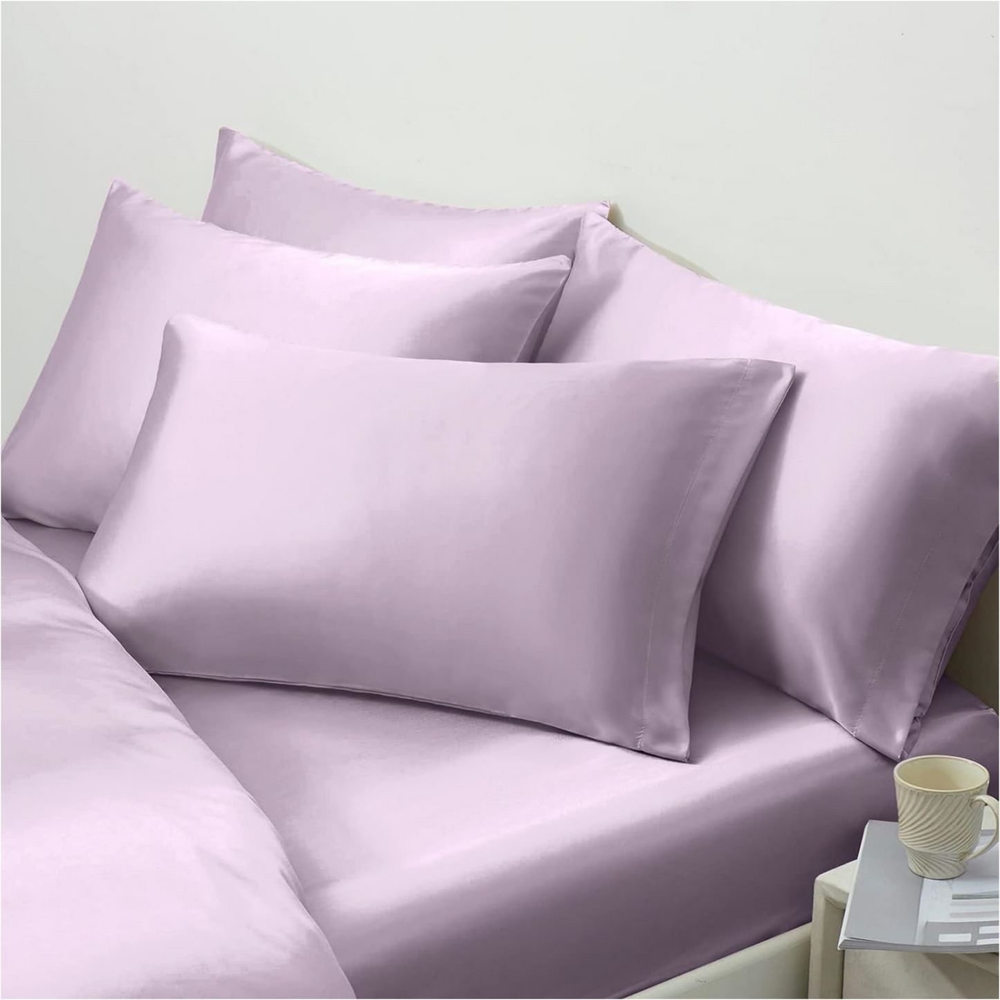 19 Momme Mulberry Silk Pillowcase - 6A Grade, Real Silk, Zipper Closure