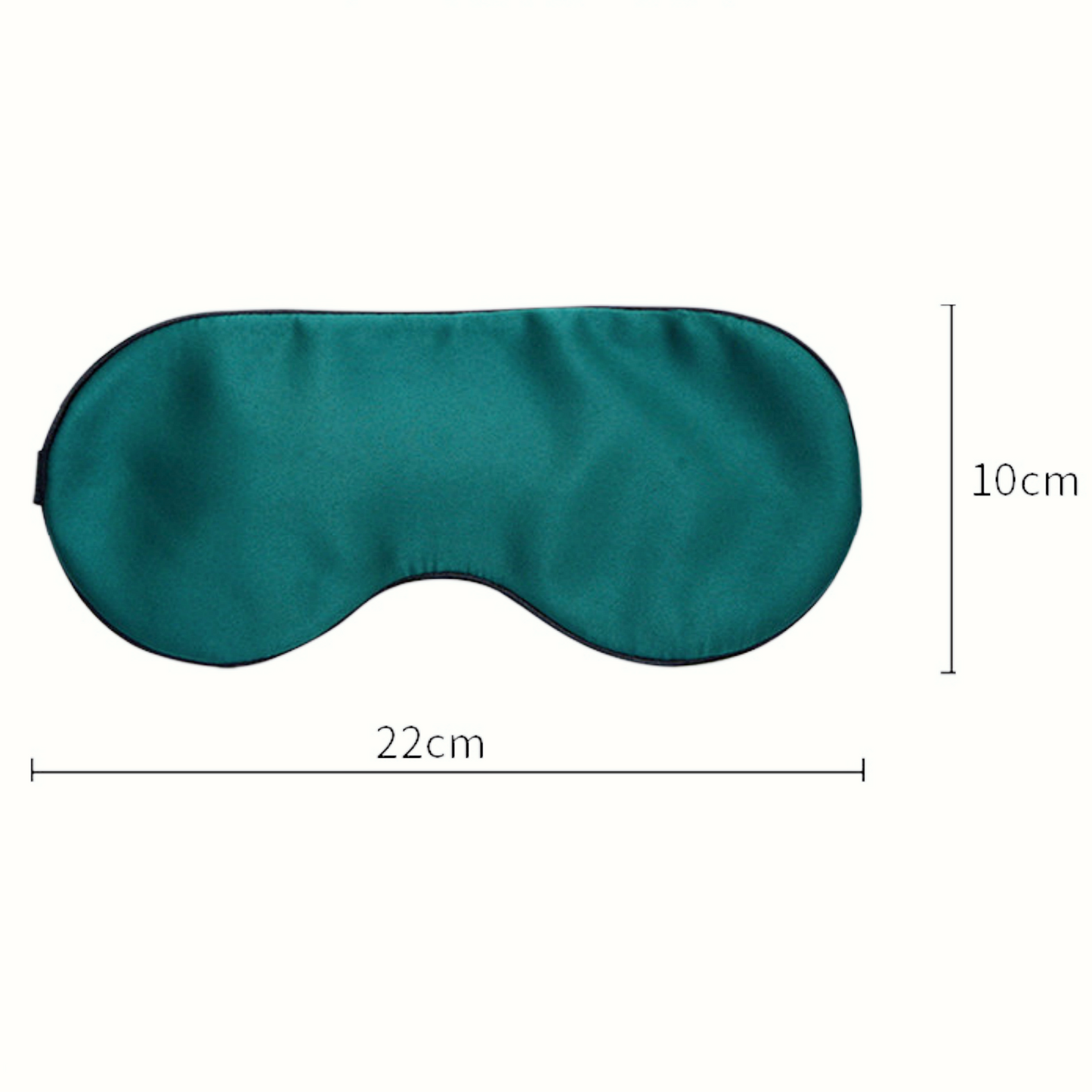 100% Mulberry Silk Sleep Mask - 22 Momme, Adjustable Blackout Eye Mask, Anti-Wrinkle & Anti-Aging, Luxury Travel Mask, Made in USA