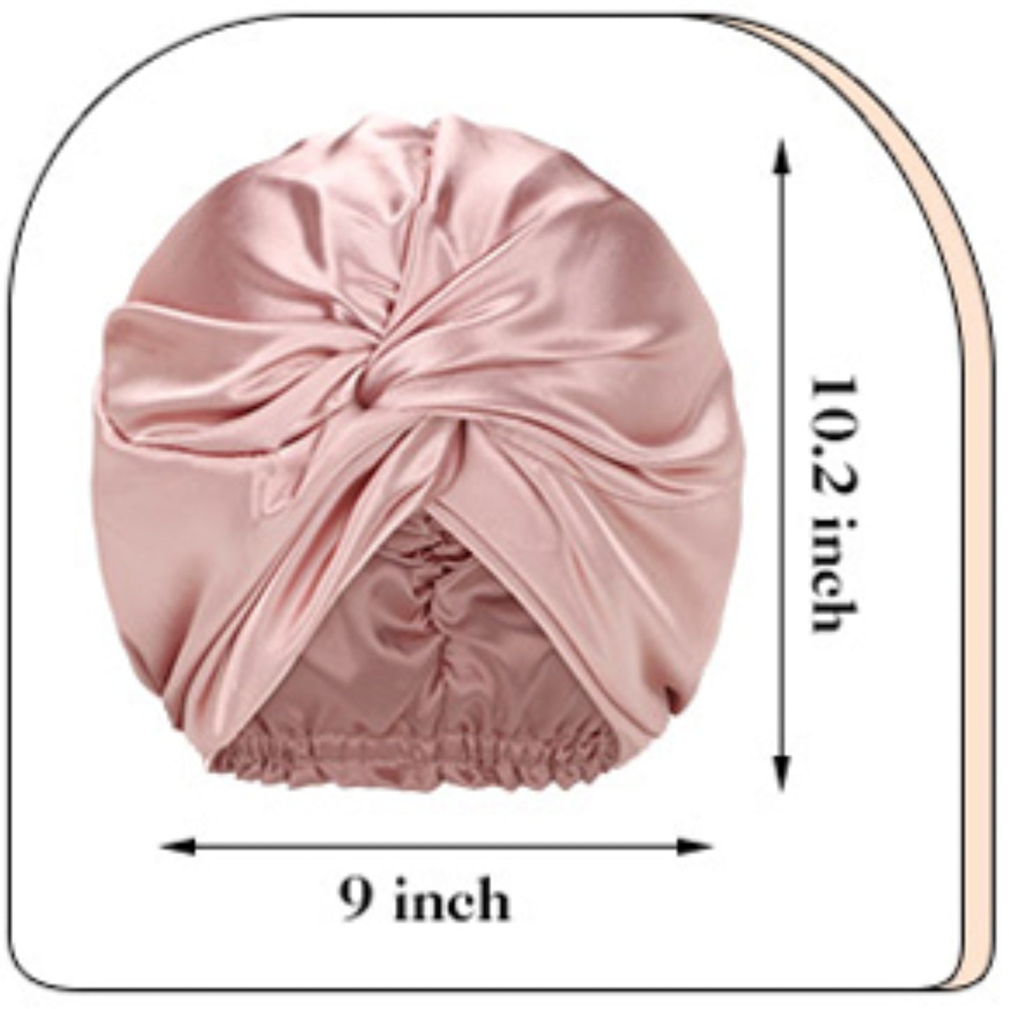 100% Mulberry Silk Reversible Sleep Bonnet – 22 Momme, Double-Sided Silk Hair Wrap & Night Cap for Women
