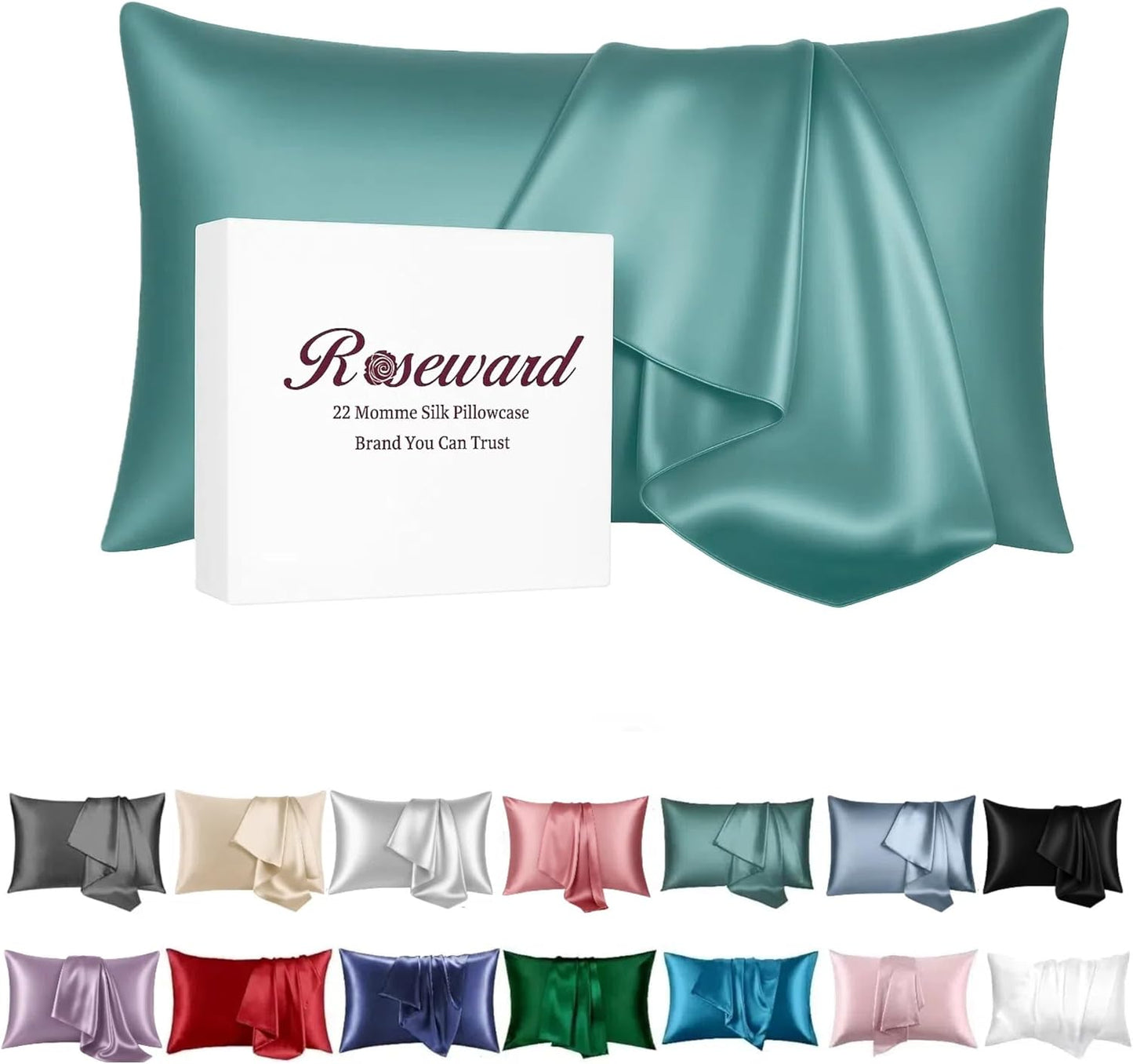Premium Mulberry Silk Pillowcase - 22 Momme, 6A, Made in USA