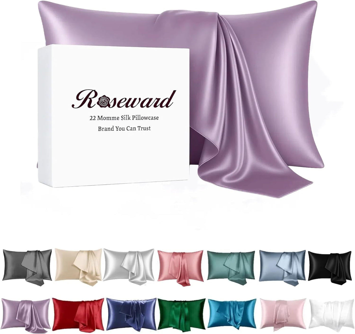 Premium Mulberry Silk Pillowcase - 22 Momme, 6A, Made in USA