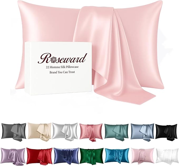 Premium Mulberry Silk Pillowcase - 22 Momme, 6A, Made in USA