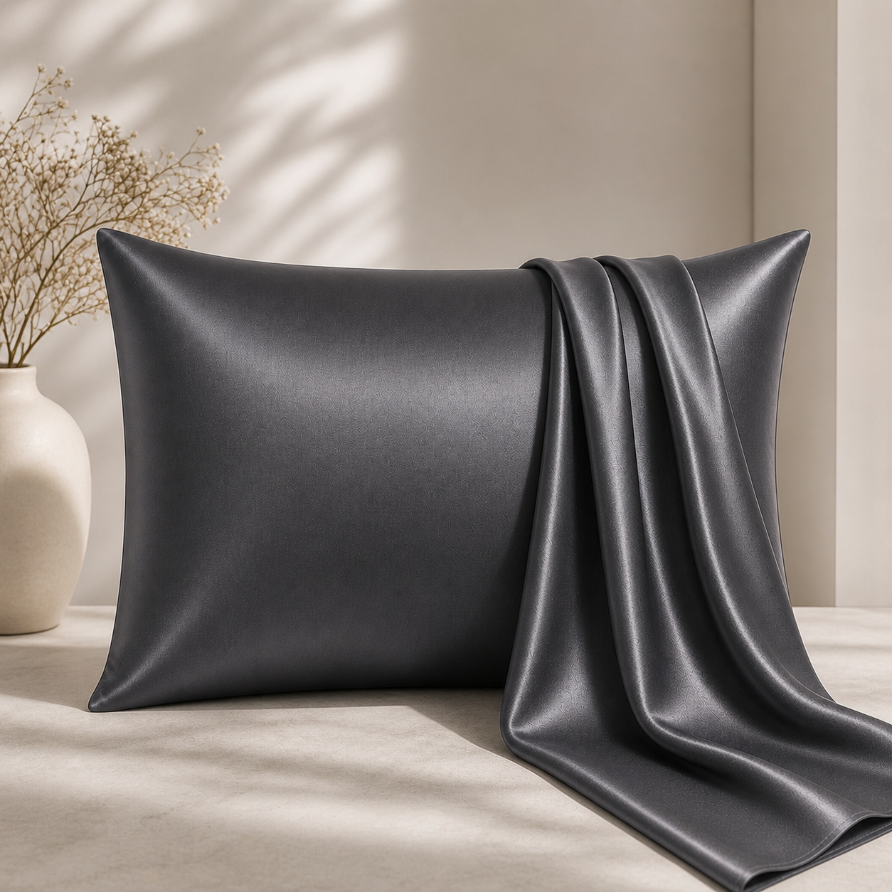Organic Mulberry Silk Pillowcase - 22 Momme, 6A, Made in USA