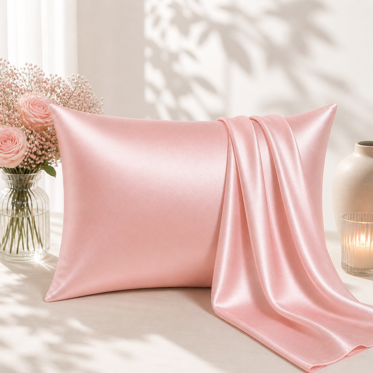 Organic Mulberry Silk Pillowcase - 22 Momme, 6A, Made in USA